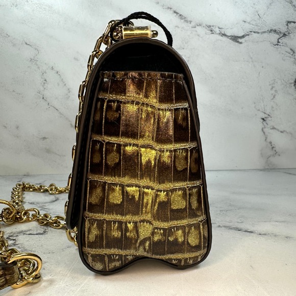 Louis Vuitton Alligator Twist Bag PM Mini Monogram Crossbody Gold Crocodile LV - Picture 4 of 16